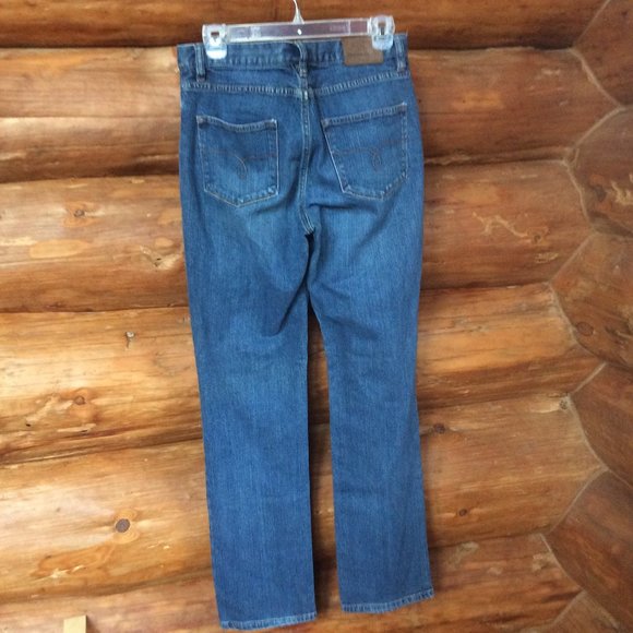 Lauren Jeans Co. Ralph Lauren Classic Straight Leg Mid-Rise Denim Jeans Size 4 - Picture 2 of 5